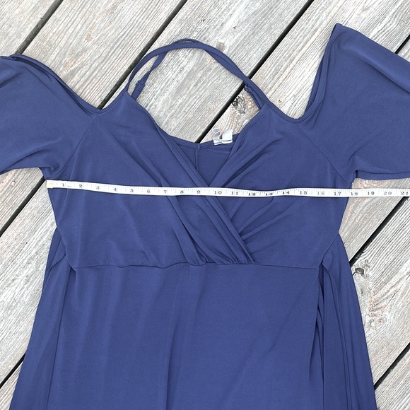 ASOS cold Shoulder wrap dress 14 - Picture 8 of 13